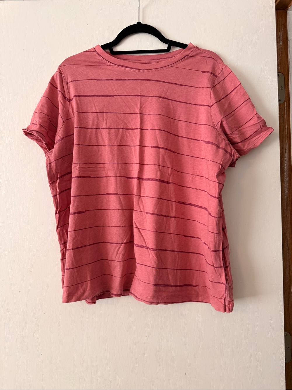 Women’s Organic Daily Striped Short -Sleeve Tee
